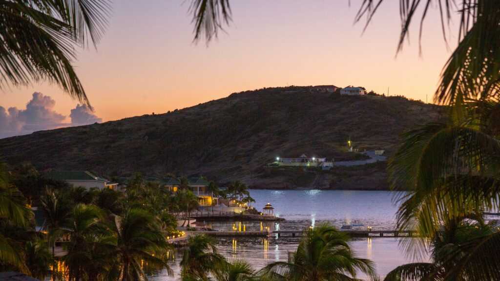 The view from my home in Antigua